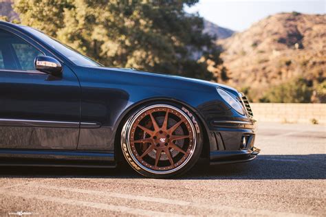 Dark Blue Mercedes E Class Boasting Innovative Tuning Kit Gallery