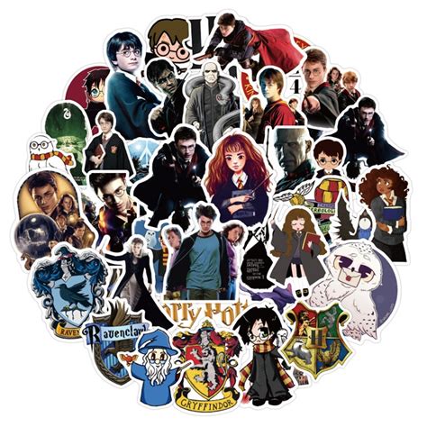 Harry Potter Watercolor Set Of 50 Decals Wizardry World