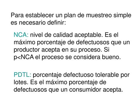 Ppt Tema 8 Control Estadístico De La Calidad Parte Ii Muestreo De Aceptación Powerpoint