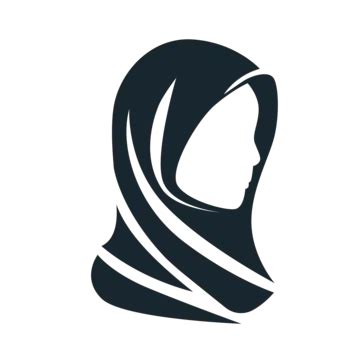 Hijab Logo And Symbols Vector Logo Headscarf Silhouette Png And