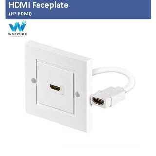 Hdmi Faceplate Come With Mm Cable Fp Hdmi Shopee Malaysia