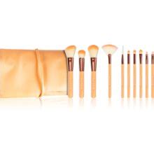 Nude By Nature Luxe 10 Piece Brush Set Kit De Pinceaux Avec Pochette