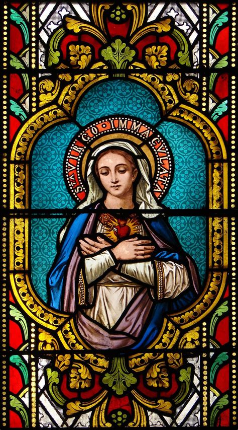 Mary Mother Of God Stained Glass