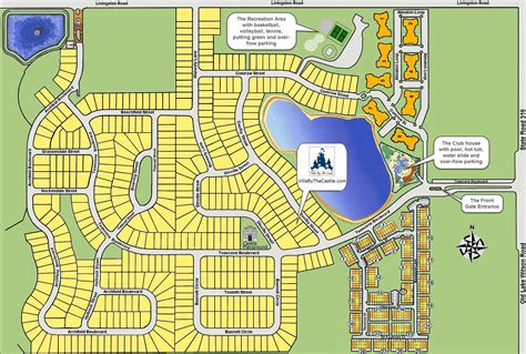 Windsor Hills Resort Map Layout - Villa By The Castle