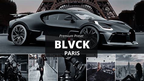 BLVCK PARIS Presets Lightroom Mobile Presets DNG Black Tone Preset