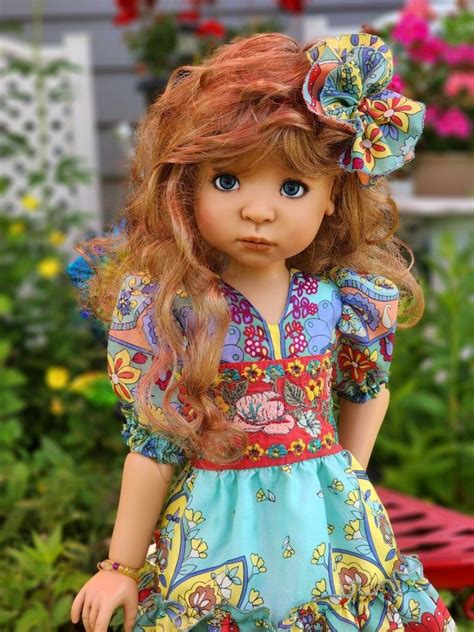 Ebay Seller Dolls Handmade Silk Dress Meadow Doll Clothes 21st