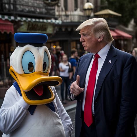 Donald Trump with Donald Duck by Coolarts223 on DeviantArt