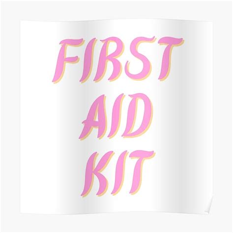 First Aid Kit Poster For Sale By Peoplesaydisign Redbubble