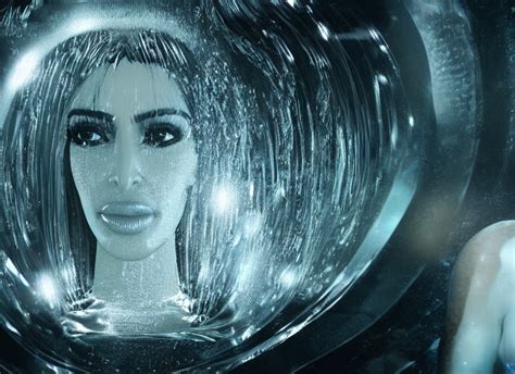 KREA AI Film Still Of Kim Kardashian Inside A Glass Chambe