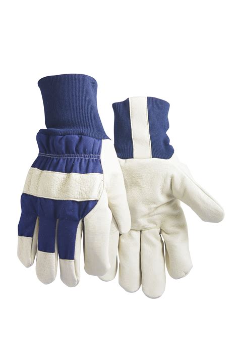 Buy Grain Pigskin 3M Lined Knit Wrist Gloves Online