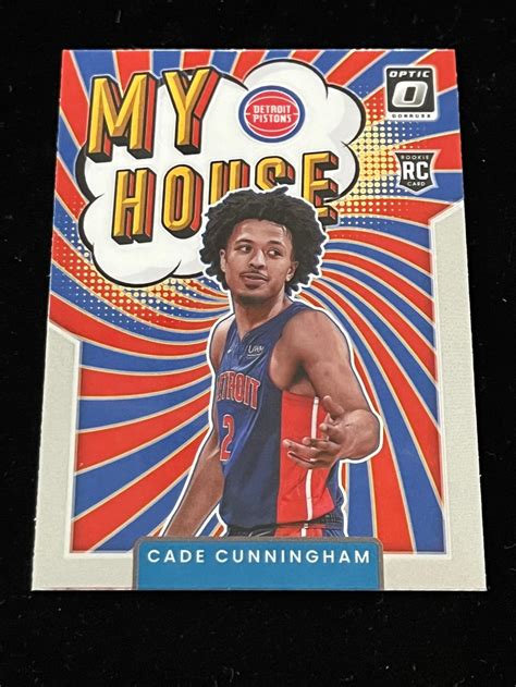 Lot Donruss Optic My House Cade Cunningham Rc