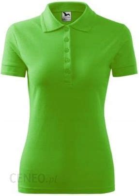 KOSZULKA Polo DAMSKA PIQUE MALFINI 210 T SHIRT Green Apple M Ceny I