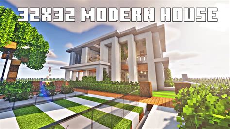 Minecraft How To Build X Modern House Tutorial Youtube