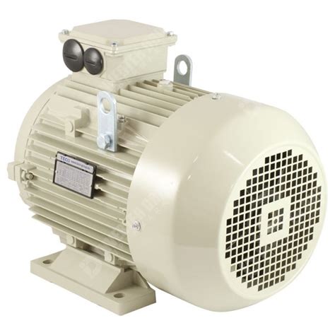 Teco IE2 5 5kW 7 5HP 4 Pole AC Induction Motor 400V B3 Foot Mount