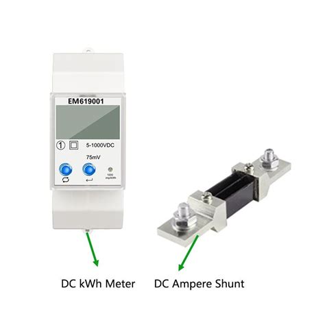 Din Rail Vdc Mv Shunt Rs Modbus Bidirectional Dc Smart