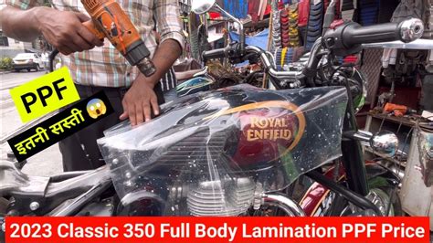 Royal Enfield Classic Obd Full Body Lamination Cost