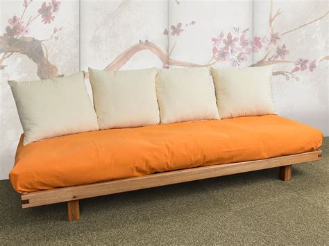 BIO WOOD Japanese Style Solid Wood Sofa By Vivere Zen