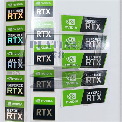 Jual Sticker Stiker Logo Nvidia Rtx Original Shopee Indonesia