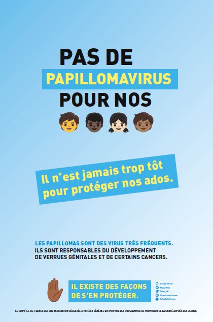 Pr Vention Des Papillomavirus La Campagne Du Crips Idf