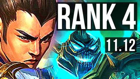 XIN ZHAO Vs HECARIM JUNGLE Rank 4 6 0 8 Dominating NA