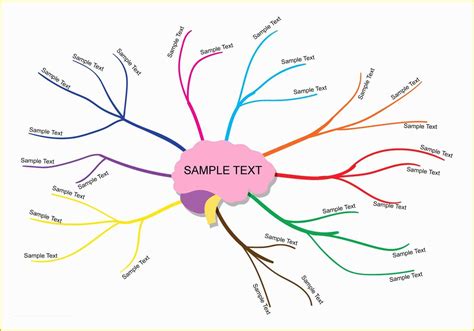 Free Editable Mind Map Template Of Mind Map Vector Download Free Vector ...