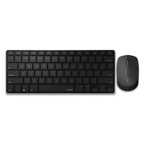 Rapoo 9000M Teclado Ratón Inalámbrico 2 4 GHz Ultra Slim Negro