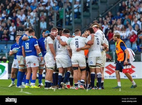 Rugby Six Nations. Italy vs England. Stadio Olimpico. Rome. 03/02/2024 ...