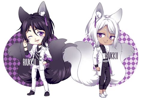 Closed Kitsune Bros Adopts Auction By Riukkii On Deviantart