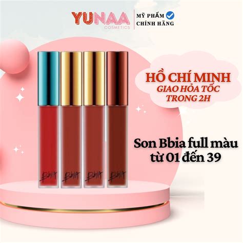 Son kem Bbia Last Velvet Lip Tint Son Bbia Full màu 02 04 12 14 23 24