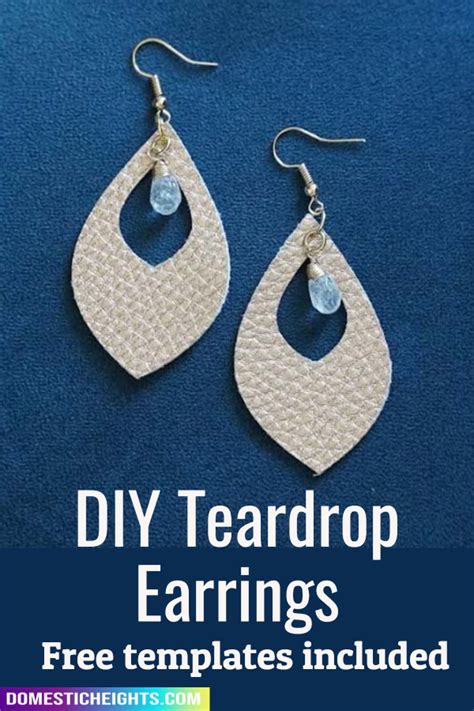 Free Teardrop Earring Templates