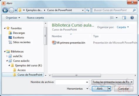 Curso Gratis De Powerpoint Aulaclic Entorno Y Primeros Pasos