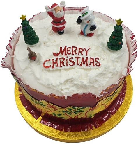 6 Piece Christmas Cake Toppers - Evelay