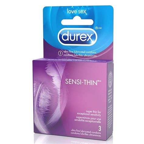 Shop Durex Sensi Thin Lubricated Condoms Love Shop