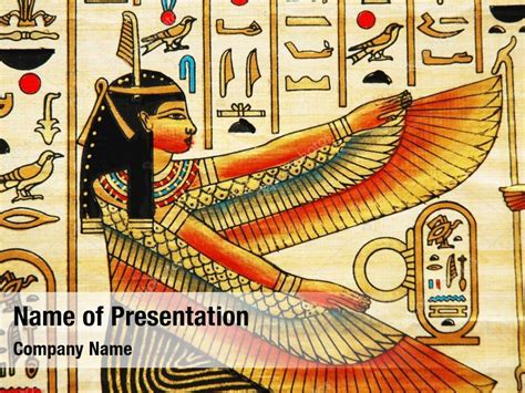 Pharaoh ancient egyptian PowerPoint Template - Pharaoh ancient egyptian PowerPoint Background