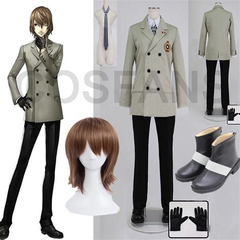 Persona 5 Cosplay Goro Akechi School Uniform P5 Costumes Suits Cosplay