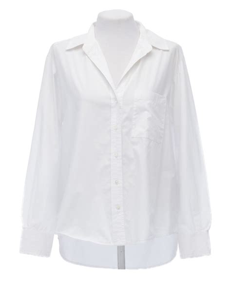 Zara Camisa Branca Manga Longa TROC