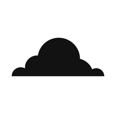 Diseño Png Y Svg De Silueta De Nube 15 Para Camisetas