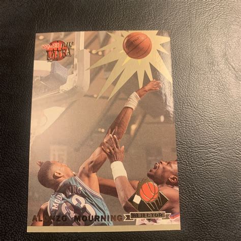 D Alonzo Mourning Charlotte Hornets Fleer Ultra Rejector