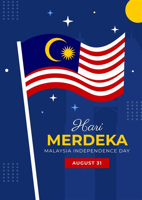 Hari Merdeka Poster Free Cards Template Piktochart