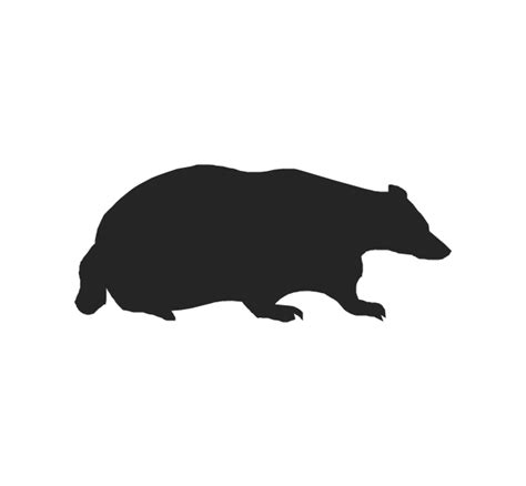 badger clipart silhouette 20 free Cliparts | Download images on ...