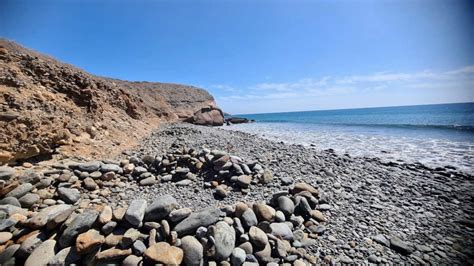 Naturstrand Playa Del Llanillo Santa Agueda Arguinegu N Gran Canaria