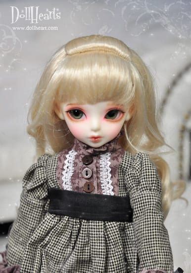 YW Yo SD Wig Blonde Long Wavy W Bangs Doll Peddlar