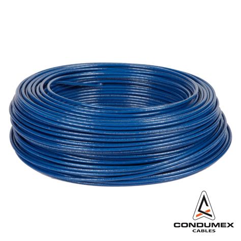 CABLE THHN 12 3 31mm AZUL 100 MT CONDUMEX