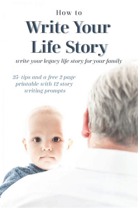 Free Write Your Life Story Printables Free Homeschool Deals © Life