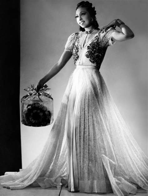 Great Outfits in Fashion History: Josephine Baker in a Glam Dress With a Bunch of Cookies ...