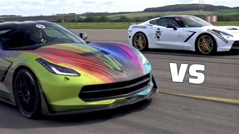 Corvette C Stingray Vs Corvette C Stingray Meter Drag Racing