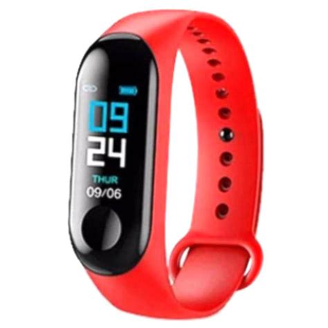 Dblue Smartband Fitness Cardio Bluetooth M4 Red