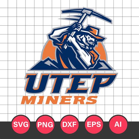 UTEP Miners Logo Svg, UTEP Miners, UTEP Miners Cricut Svg, N - Inspire ...