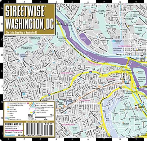 Streetwise Washington DC Map - Laminated City Center Street Map of ...