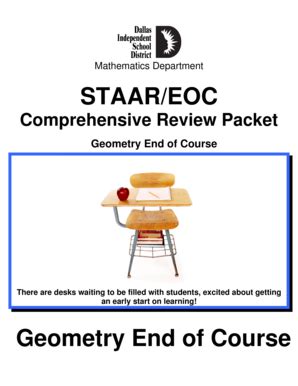 Fillable Online Gcisd K Staareoc Geometry End Of Course Gcisd K